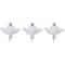 Lighted White Ghost Halloween Lawn Stakes Set, 3ct.